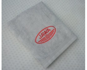 OSUŠKA STŘÍBRNÁ S VYŠITÝM LOGEM JAWA